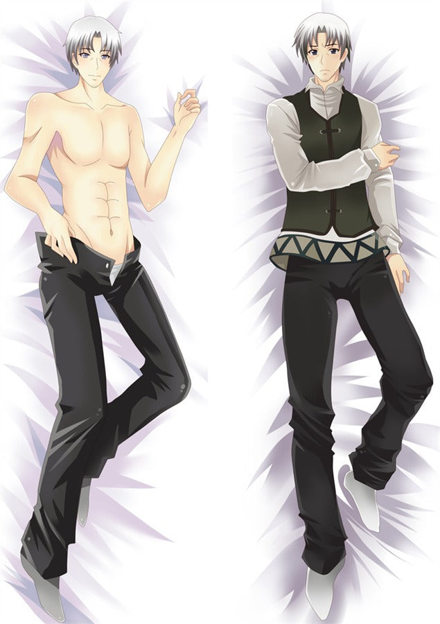 Silverhårig Gentleman i Väst Dakimakura