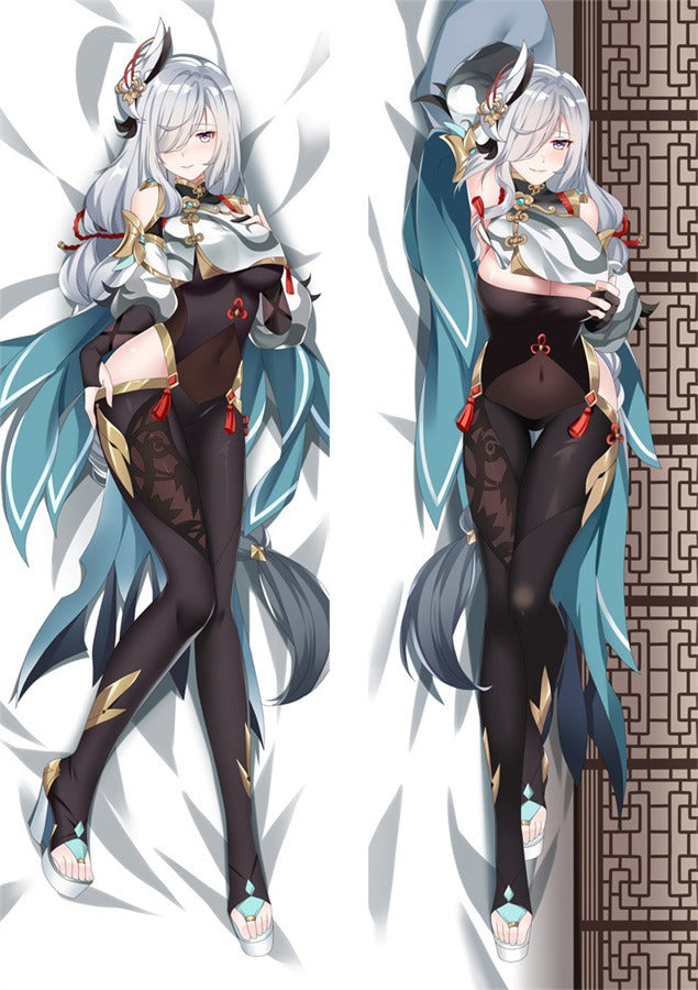 Shenhe Frost Band Outfit Dakimakura