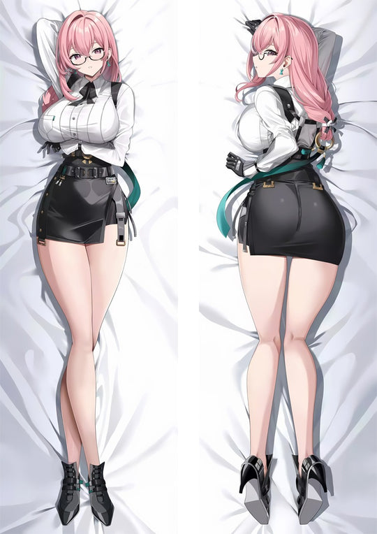 Tsukishiro Yanagi Vit Skjorta och Pennkjol Dakimakura