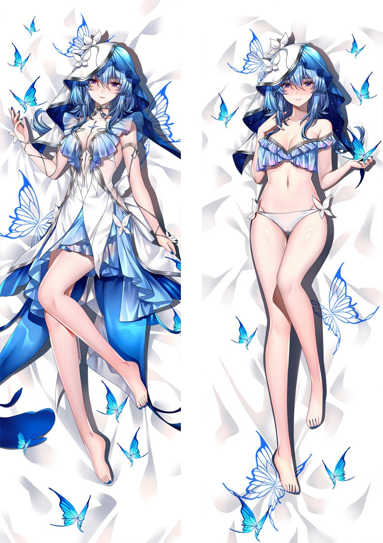Shorekeeper Fjärilsklänning och Bikini Dakimakura