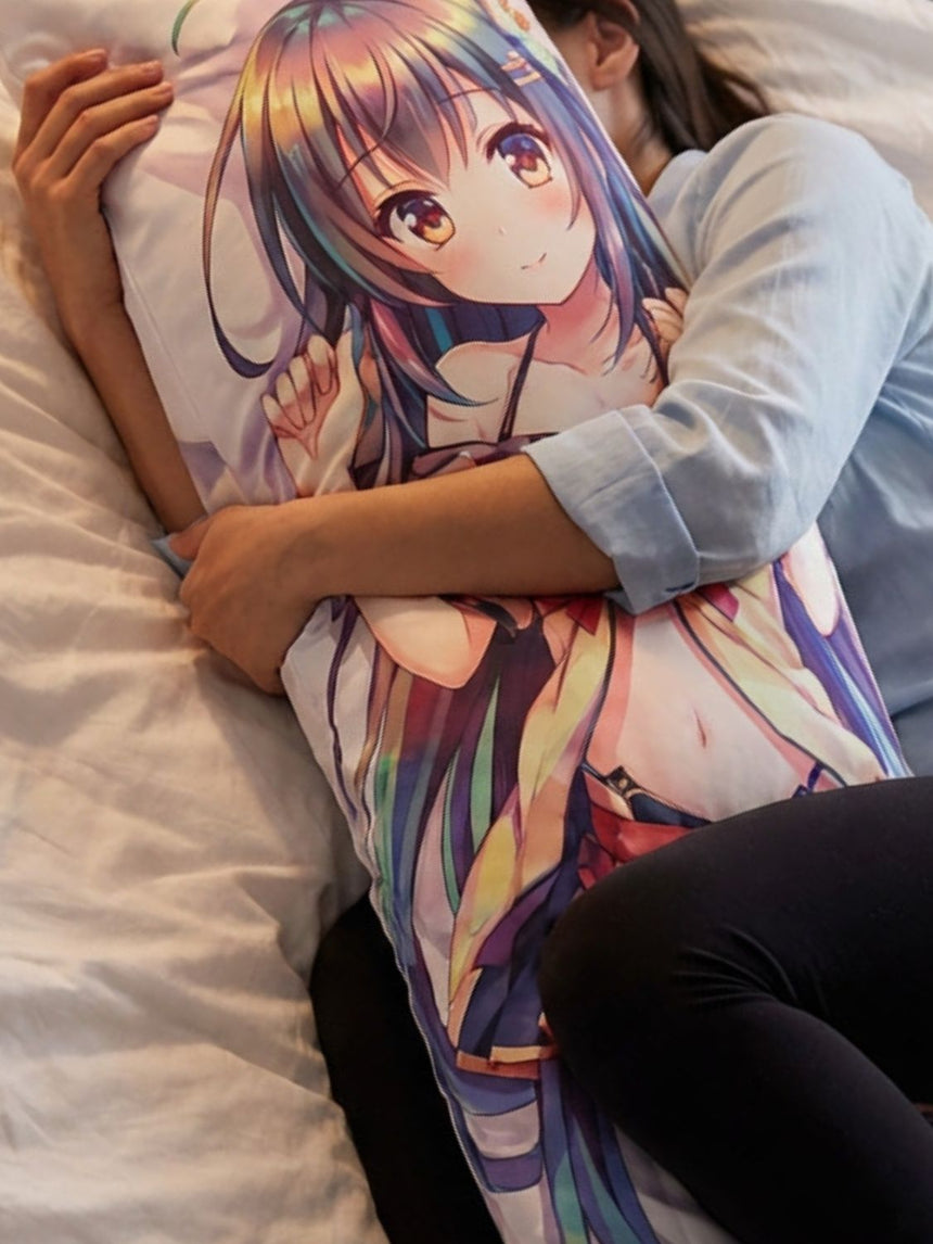 Hetalia Italy Blå Uniform och Pasta Dakimakura