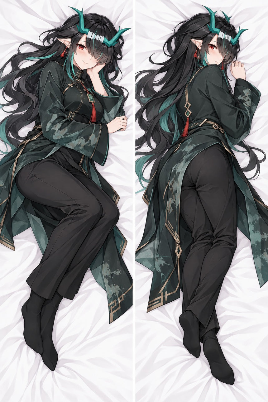 Dusk Painter Coat Body Pillow