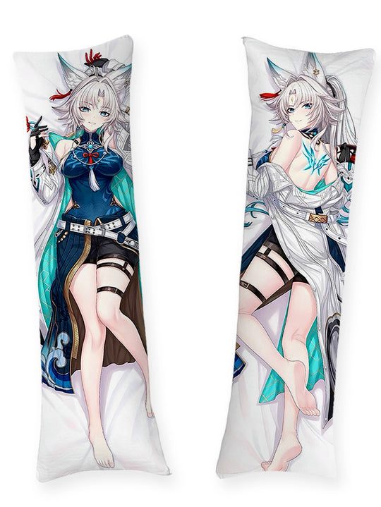 Feixiao Rävöron och Vit Kappa Dakimakura