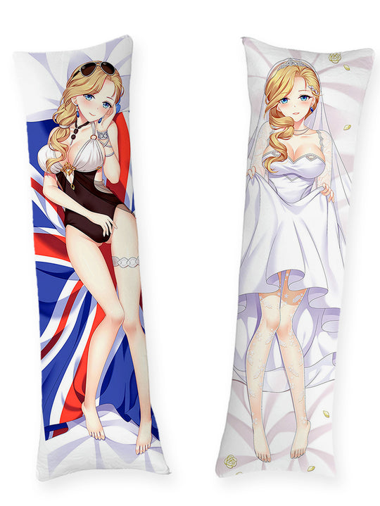 Hood Union Jack Baddräkt Dakimakura