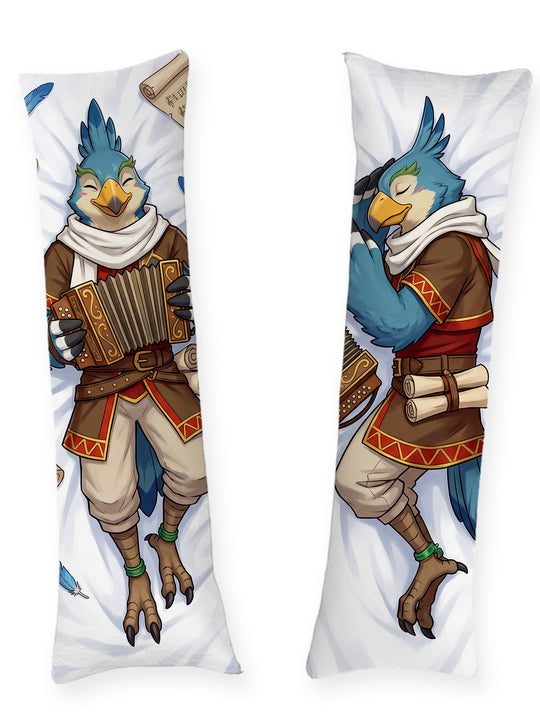 Kass Zelda Rito Bard med Dragspel Dakimakura