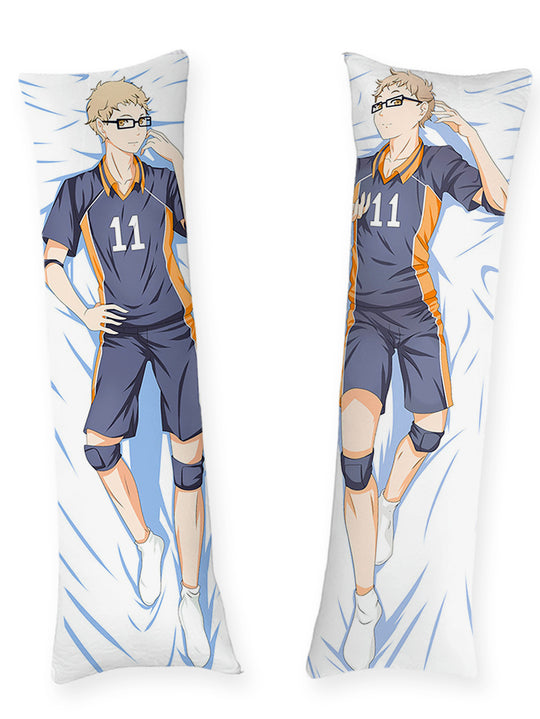 Kei Tsukishima Karasuno Tröja Dakimakura