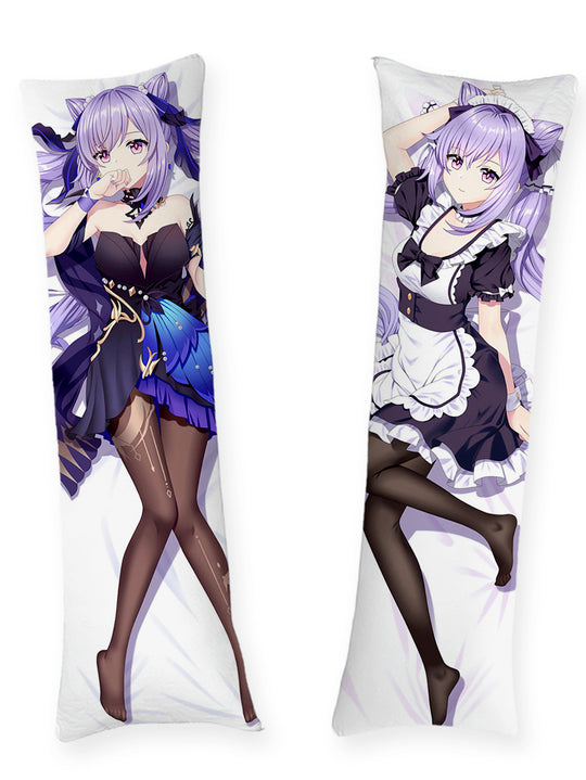 Keqing Hembiträdesdräkt Dakimakura
