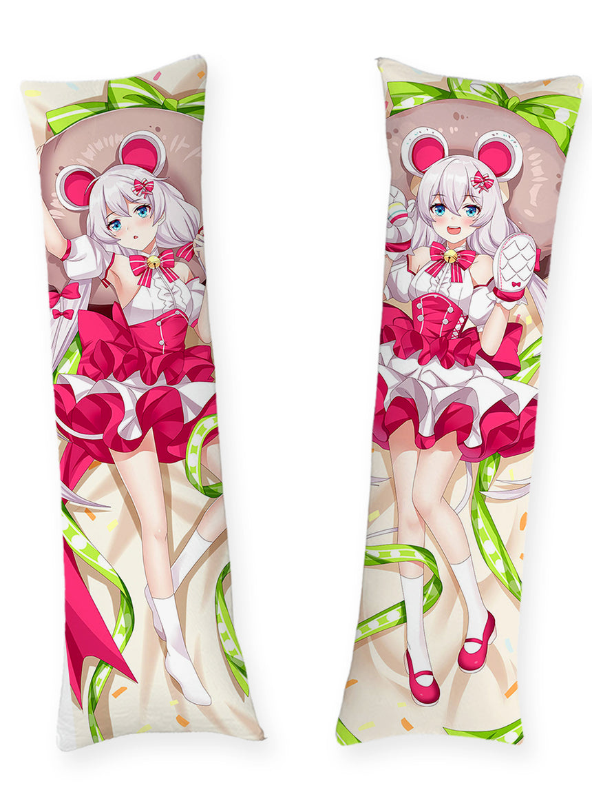 Kiana Kaslana Rosa Klänning med Rosett Dakimakura