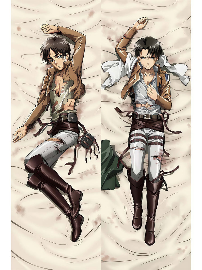 Levi och Eren Efter Striden Dakimakura 2