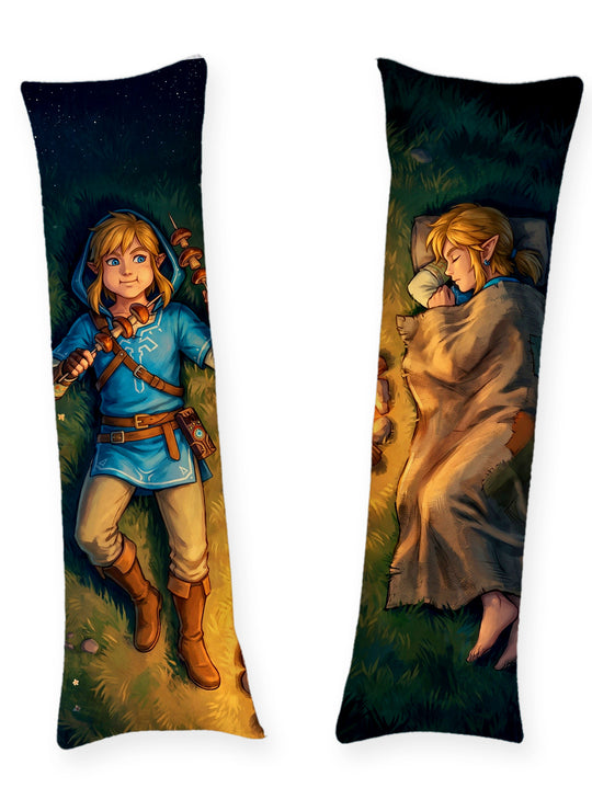 Link Legend of Zelda Lägereldsmatlagning Dakimakura