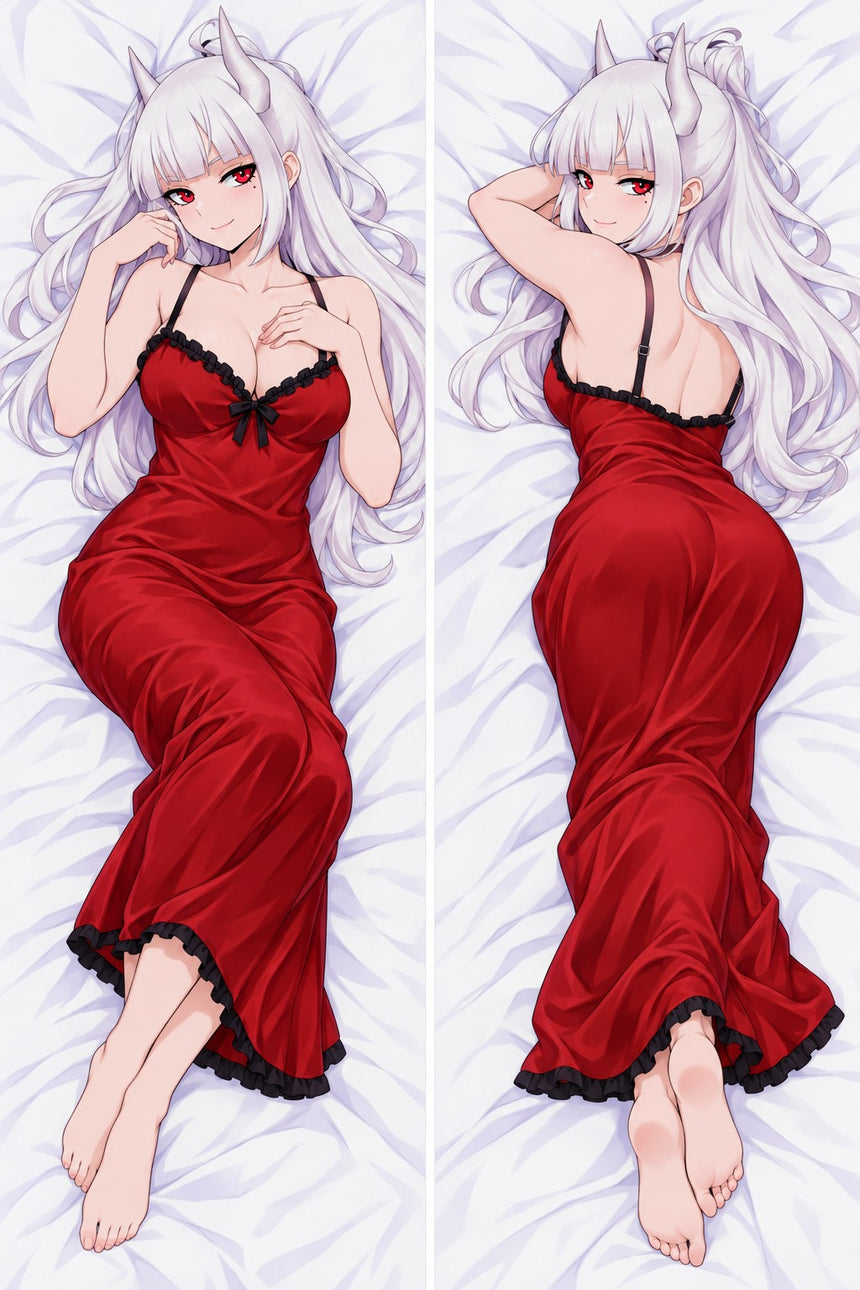 Lucifer Red Nightgown Body Pillow
