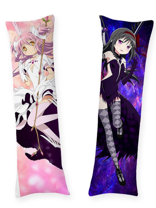 Madoka och Homura Gudinna och Djävul Dakimakura