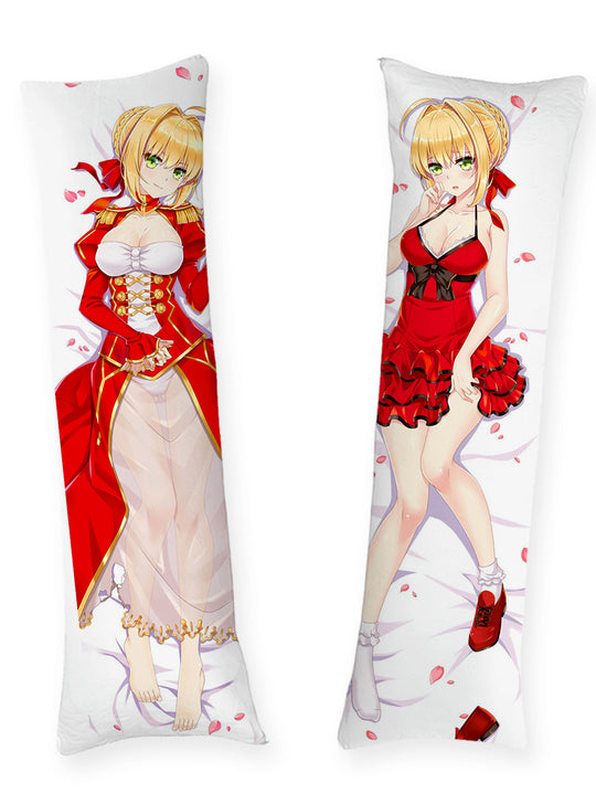 Nero Claudius Röd Volangklänning Dakimakura