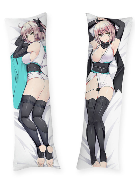 Okita Souji Vit Kimono Dakimakura