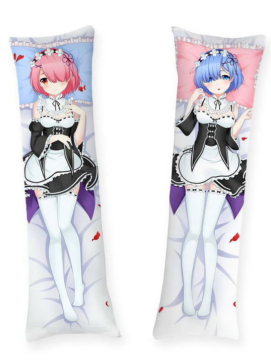 Re Zero Rem och Ram Dakimakura