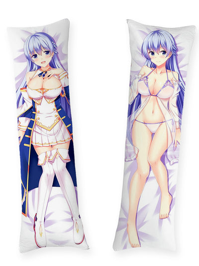 Rodney Blå Kappa och Vit Bikini Dakimakura