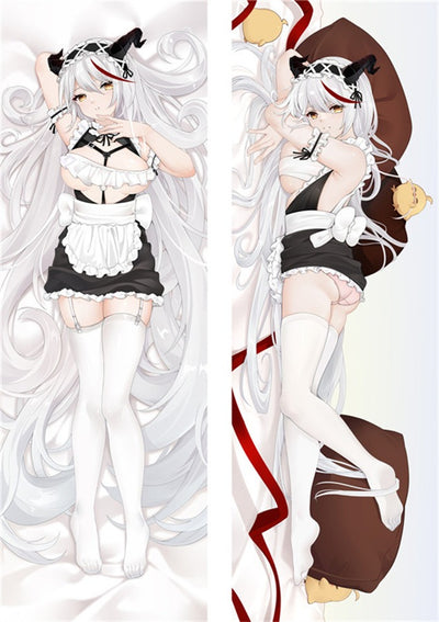 Aegir Maiddräkt och Vita Strumpor Dakimakura