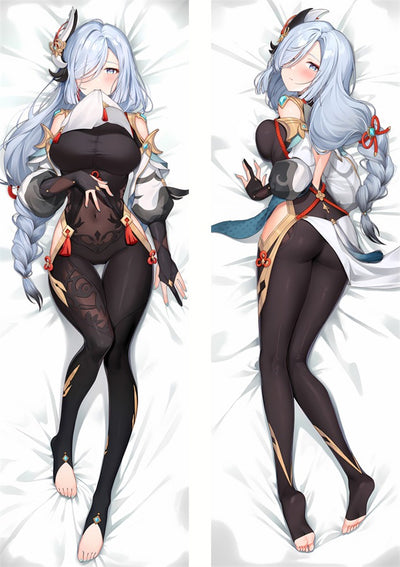 Shenhe Svart Bodysuit Dakimakura
