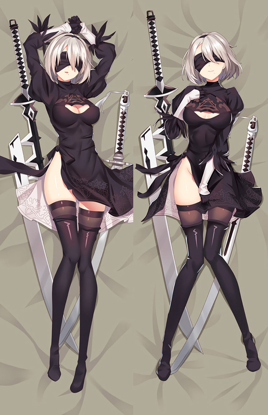2B Dubbla Svärd Dakimakura