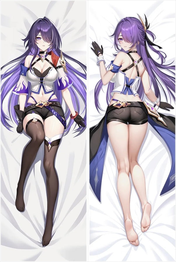 Acheron Lång Rock och Svarta Shorts Dakimakura