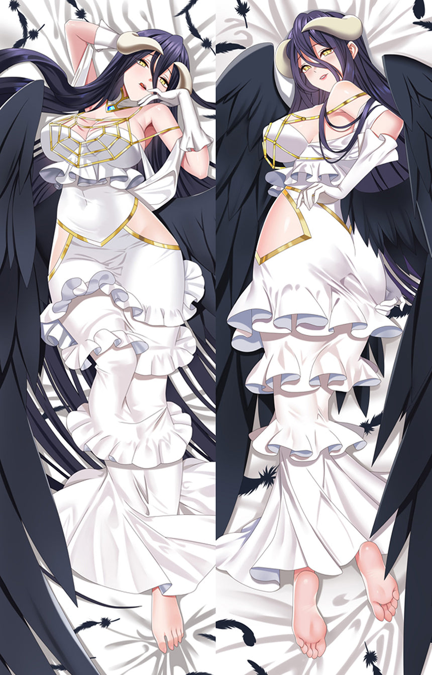 Albedo Vit Klänning Dakimakura