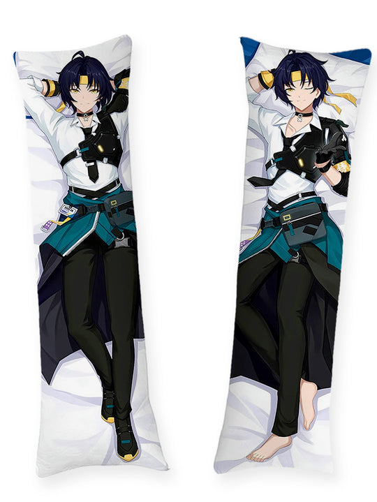 Asaba Harumasa Blågrön Kappa Dakimakura