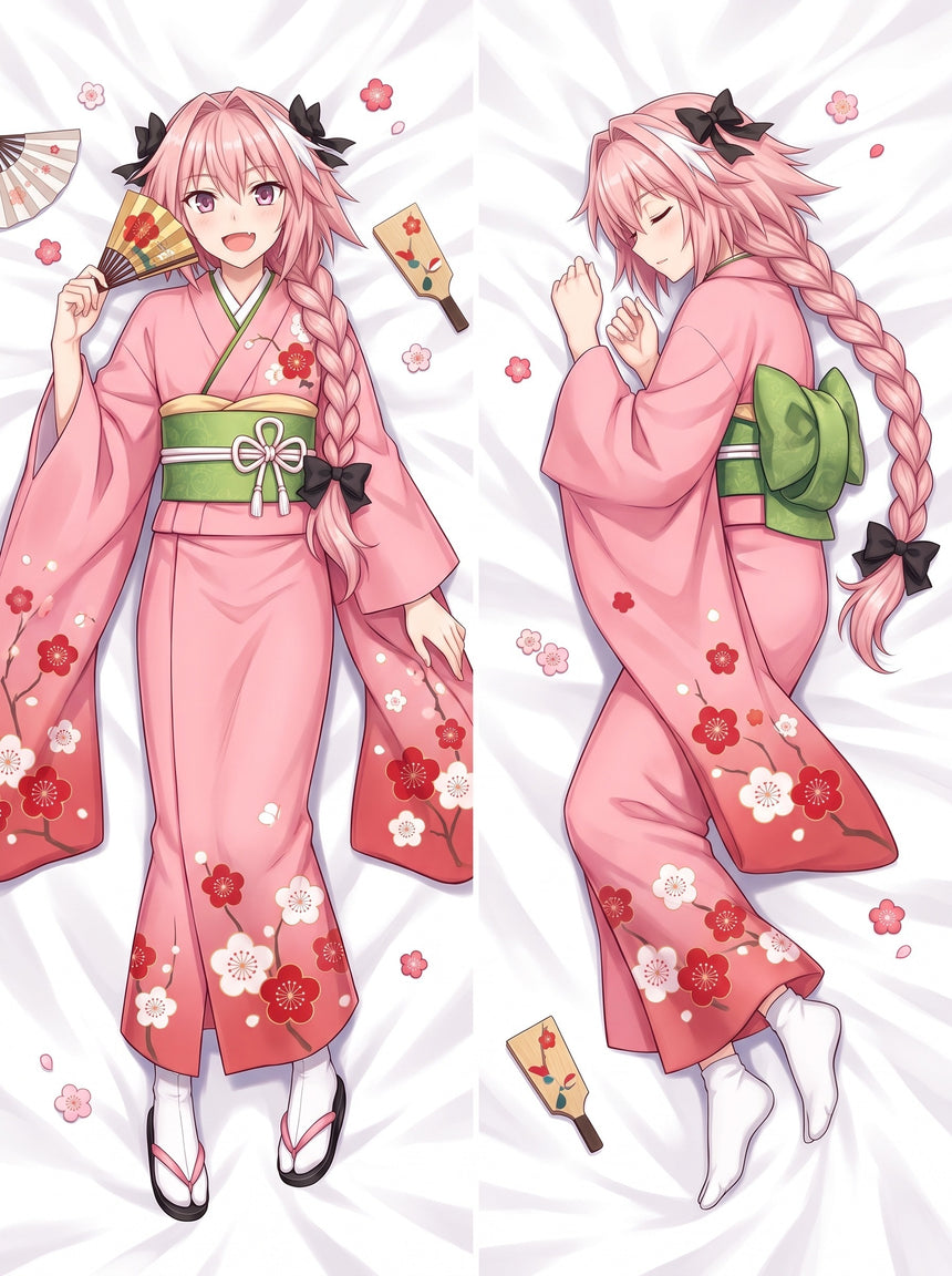 Astolfo Rosa Blommig Kimono Dakimakura