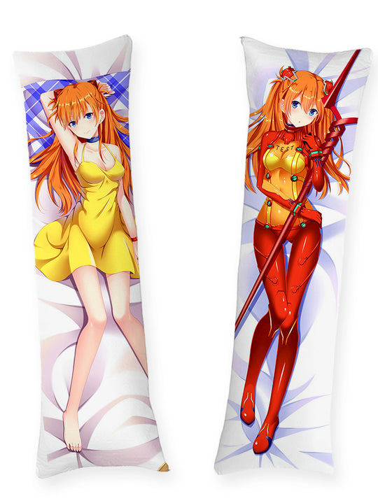 Asuka Langley Plugsuit och Sommarklänning Dakimakura