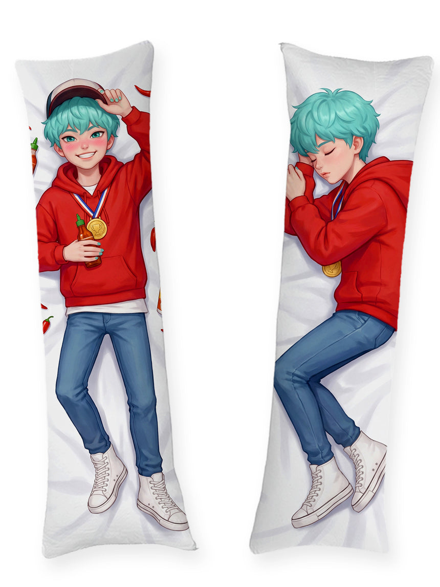 Baby Saja Mästare i Stark Mat Utmaning Dakimakura