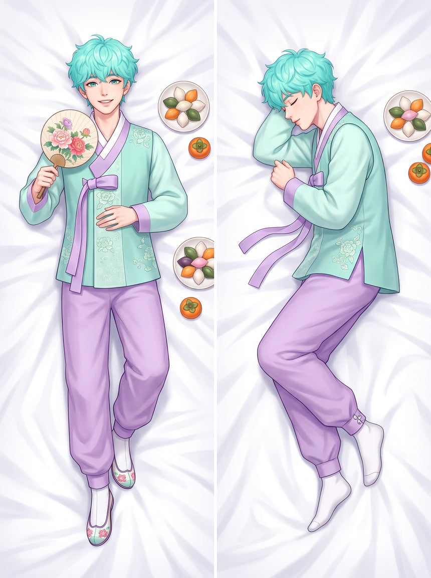 Baby Saja Pastellfärgad Hanbok Dakimakura