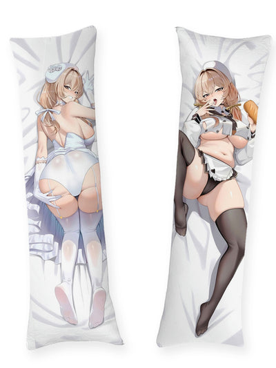 Bready Nikke Vit Bagardräkt Dakimakura