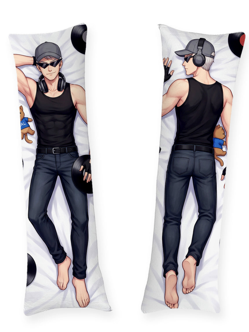 Bro Strider Svart Linne DJ Kväll Dakimakura