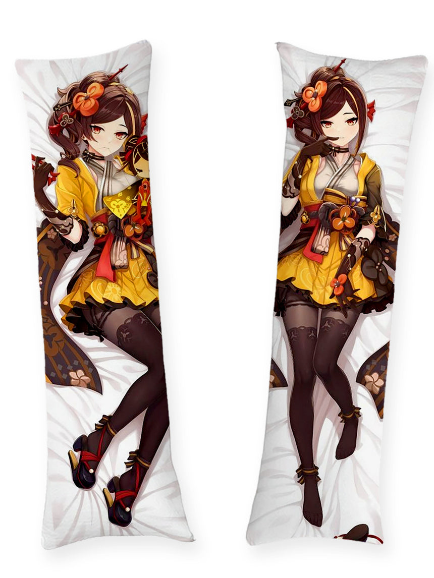 Chiori Gul Kimonoklänning Dakimakura