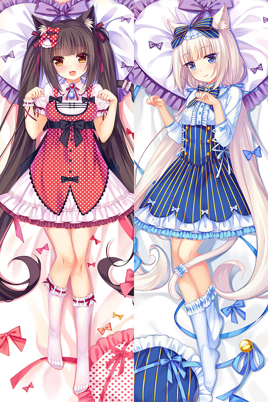 Chocola och Vanilla Klänningar med Rosett Dakimakura