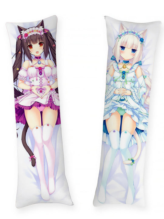 Vanilla och Chocola Brudklänning Dakimakura