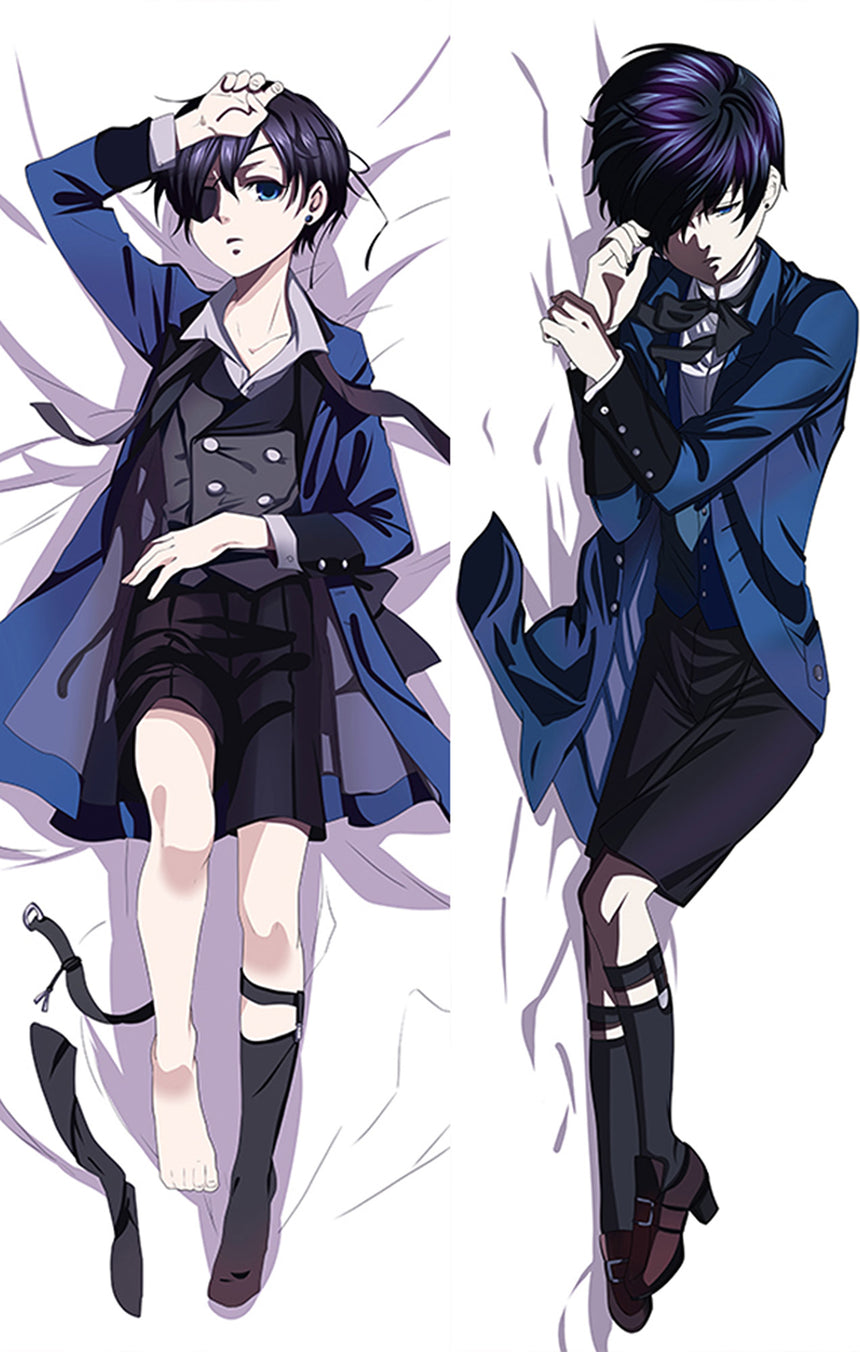 Ciel Phantomhive Blå Rock Dakimakura