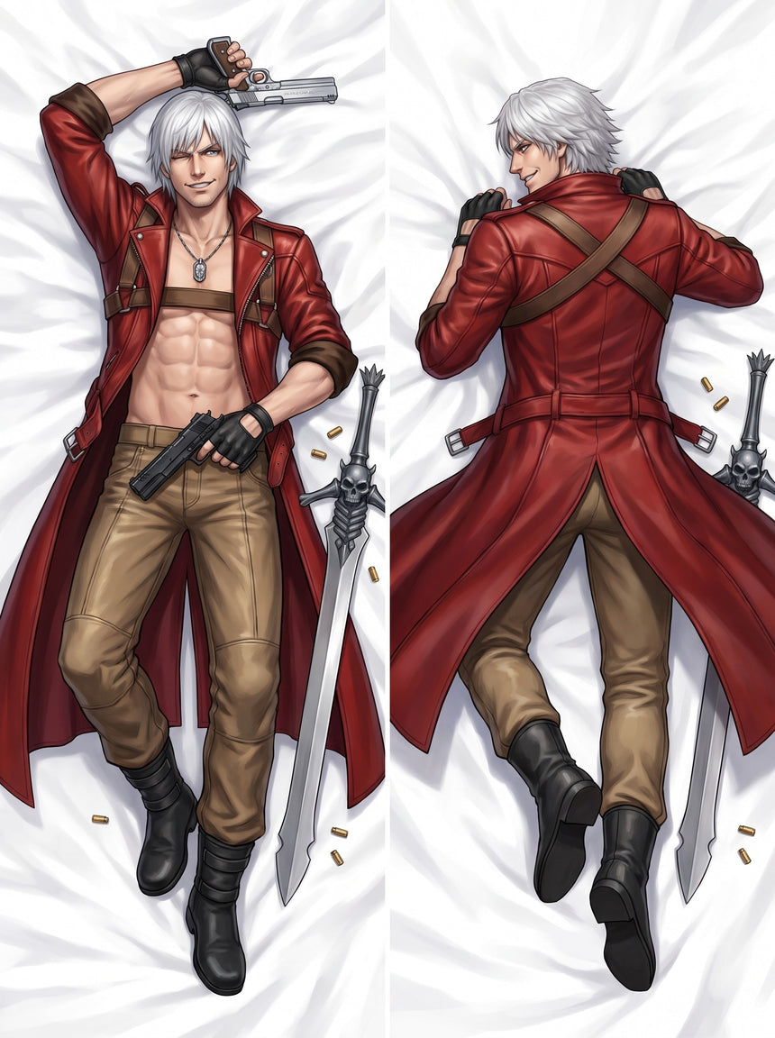 Dante Klassisk Röd Rock Dakimakura
