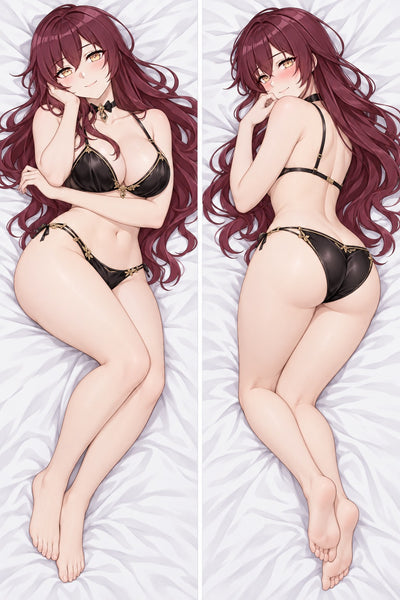 Eden Svarta Satinunderkläder Dakimakura