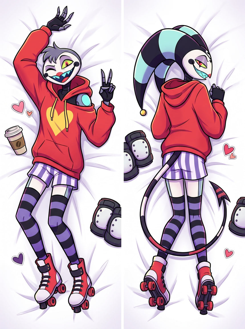 Fizzarolli Offshoulder Hoodie Rullskridskodisco Dakimakura