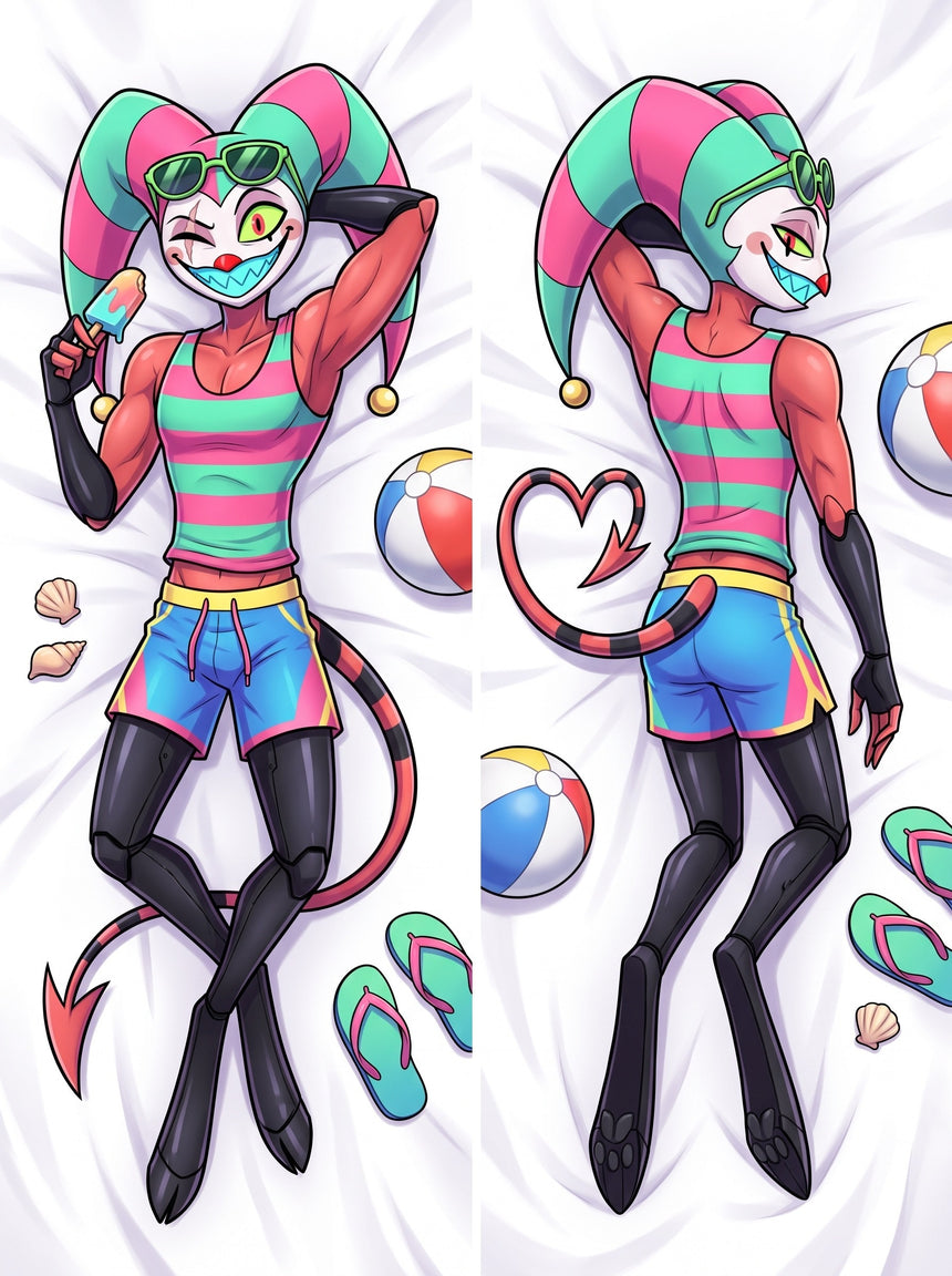Fizzarolli Badshorts vid Poolen Dakimakura