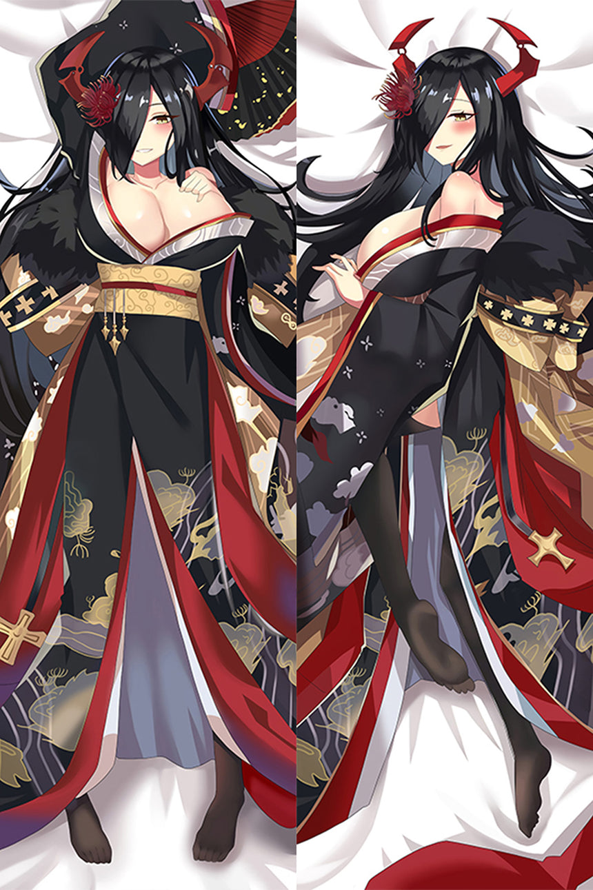 Friedrich der Grosse Svart Kimono Dakimakura