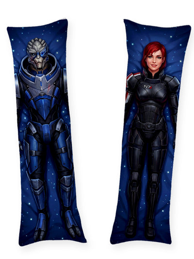Garrus och Shepard Dakimakura