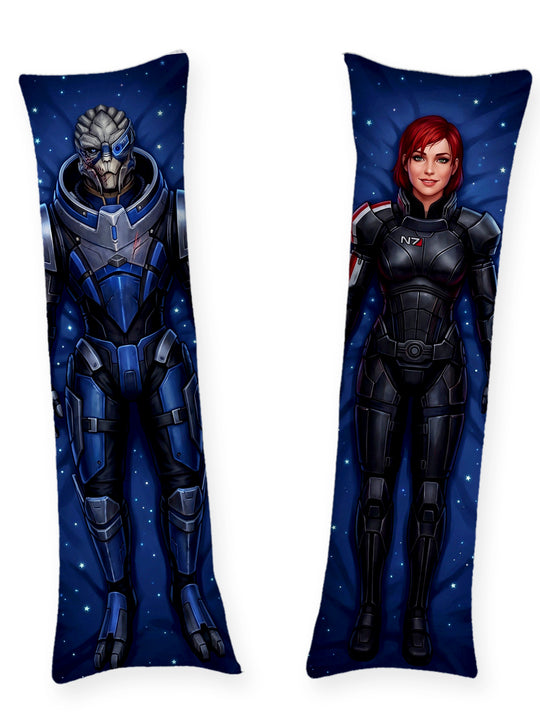 Garrus och Shepard Dakimakura
