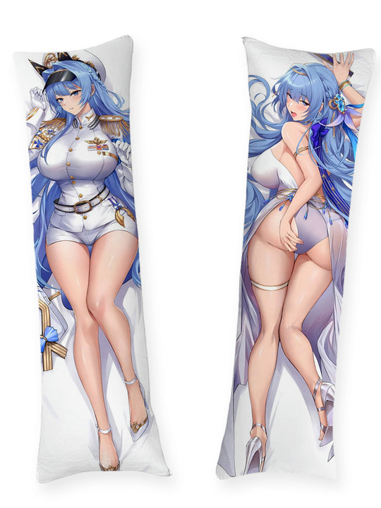 Helm Kaptensuniform och Vit Baddräkt Dakimakura