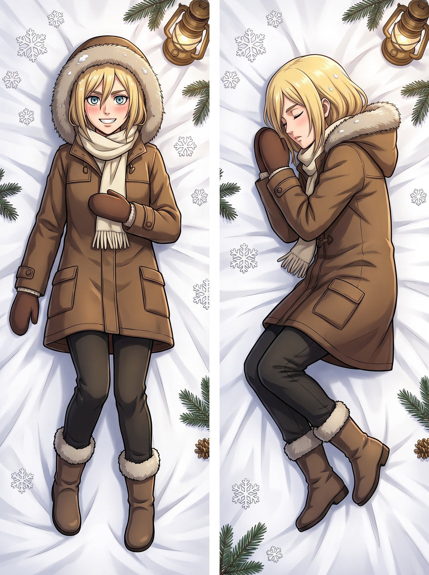 Historia Reiss Snöig Vinterkappa Dakimakura