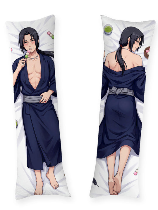 Itachi Uchiha Lös Yukata i Månsken Dakimakura