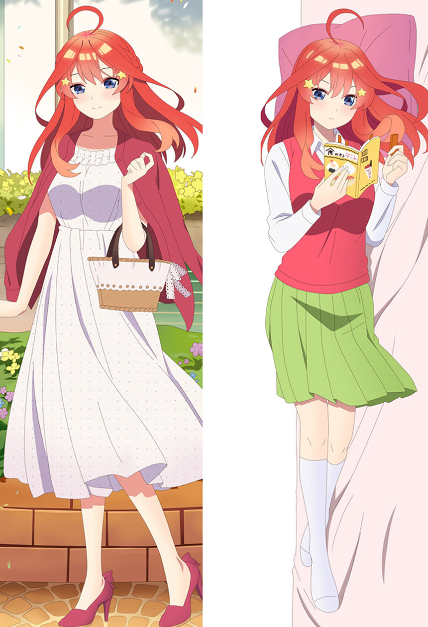 Itsuki Nakano Vit Solklänning Dakimakura