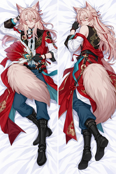 Jiaoqiu Röd Kappa Dakimakura