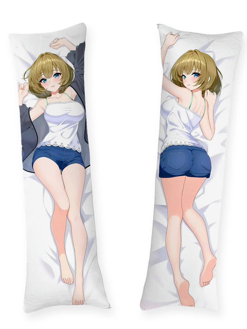 Kaede Takagaki Linne och Jeansshorts Dakimakura