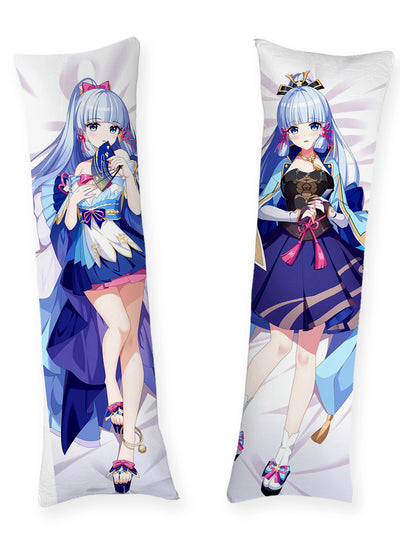 Kamisato Ayaka Blå Kimono Dakimakura